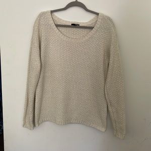Womens a.n.a. Cream sweater - size Large